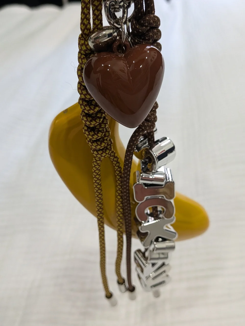StickyZoo Yellow Keychain Charm
